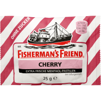 FISHERMANS FRIEND Cherry ohne Zucker Pastillen