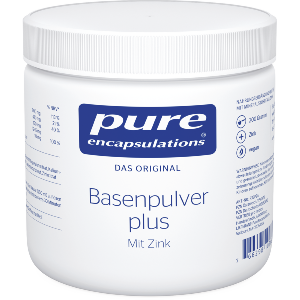 PURE ENCAPSULATIONS Basenpulver plus Pure 365 Plv.