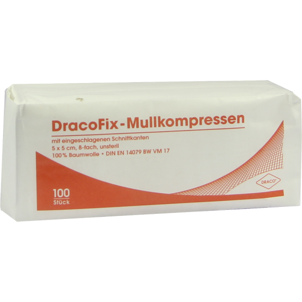 DRACOFIX OP-Kompressen 5x5 cm unsteril 8fach