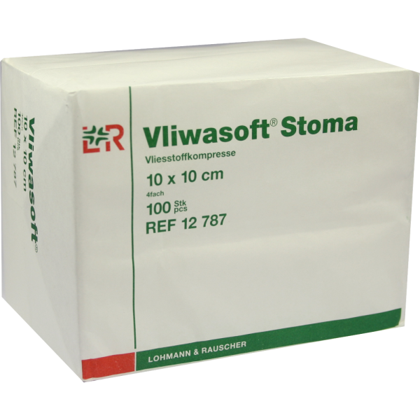 VLIWASOFT Stoma Kompressen 10x10 cm 4fach