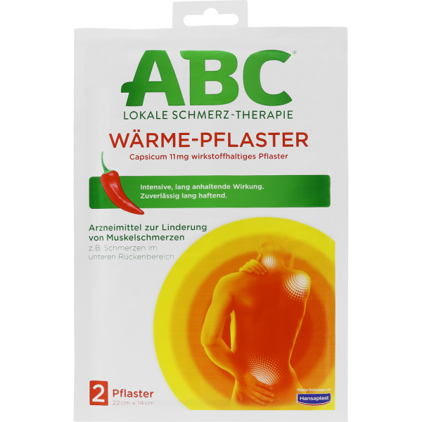ABC Wärme-Pflaster Capsicum Hansaplast med 14x22