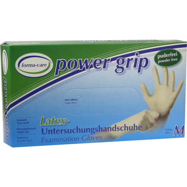 FORMA-care Latex power grip Handschuhe Gr.M
