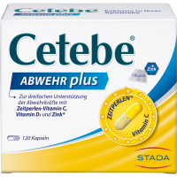 CETEBE ABWEHR plus Vitamin C+Vitamin D3+Zink Kaps.