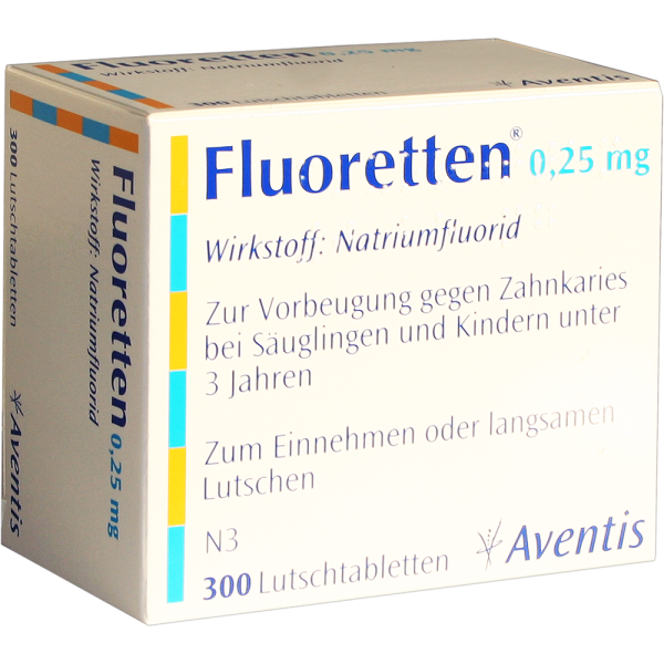 FLUORETTEN 0,25 mg Tabletten
