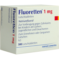 FLUORETTEN 1,0 mg Tabletten