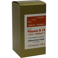 VITAMIN B12+B6+Folsäure Komplex N Kapseln