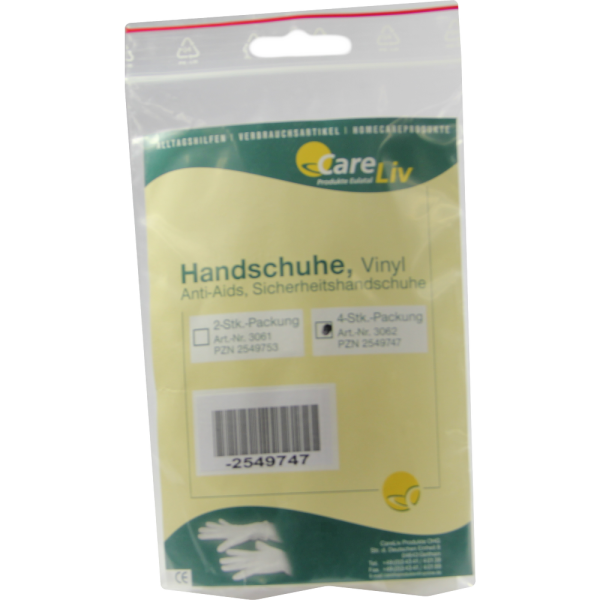 HANDSCHUHE Vinyl Anti Aids
