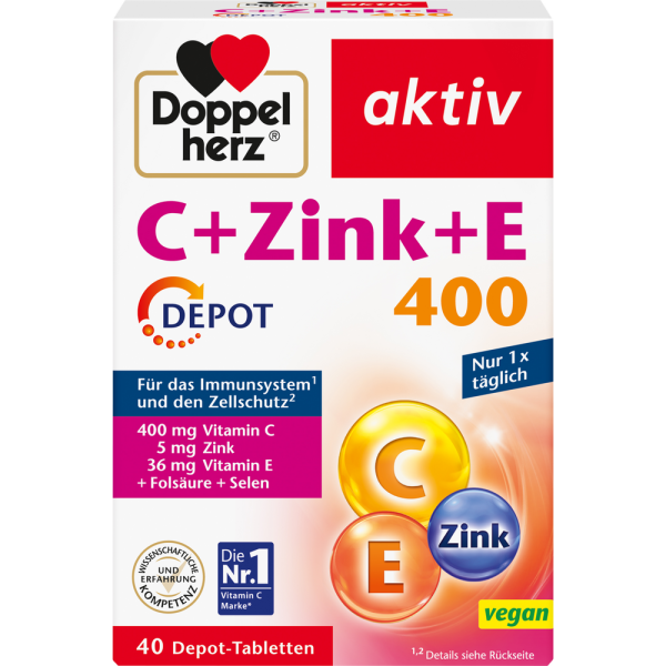 DOPPELHERZ C+Zink+E Depot Tabletten