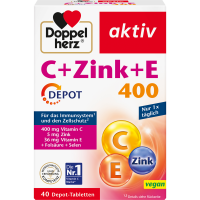 DOPPELHERZ C+Zink+E Depot Tabletten