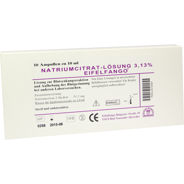NATRIUM CITRICUM 3,13% Ampullen
