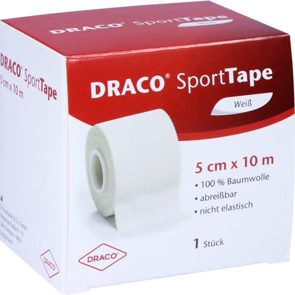 DRACO TAPEVERBAND 5 cmx10 m weiß