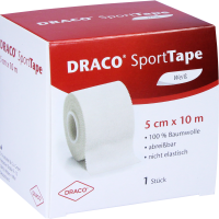 DRACO TAPEVERBAND 5 cmx10 m weiß