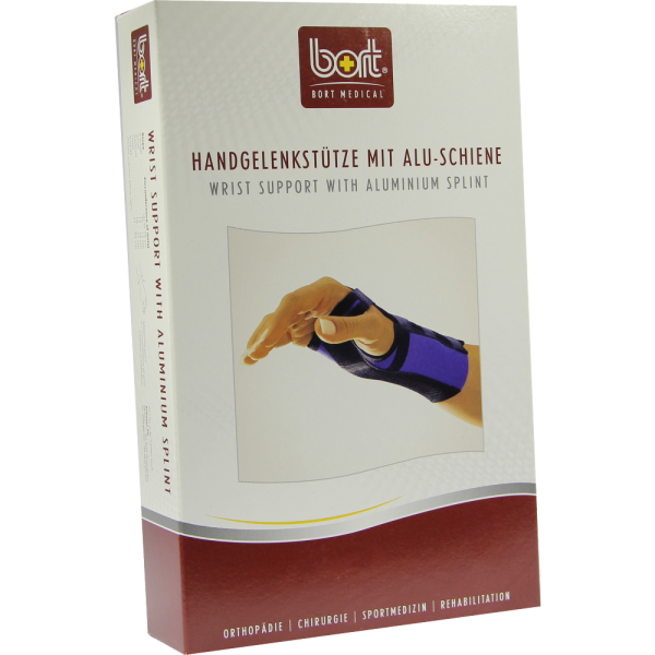 BORT Handgelenkstütze m.Aluschiene li.M haut