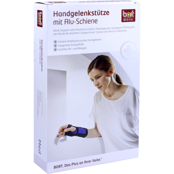 BORT Handgelenkstütze m.Aluschiene re.M haut