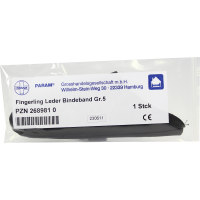 FINGERLING Leder Gr.5 m.Bindeband