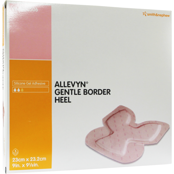 ALLEVYN Gentle Border Heel Schaumverband