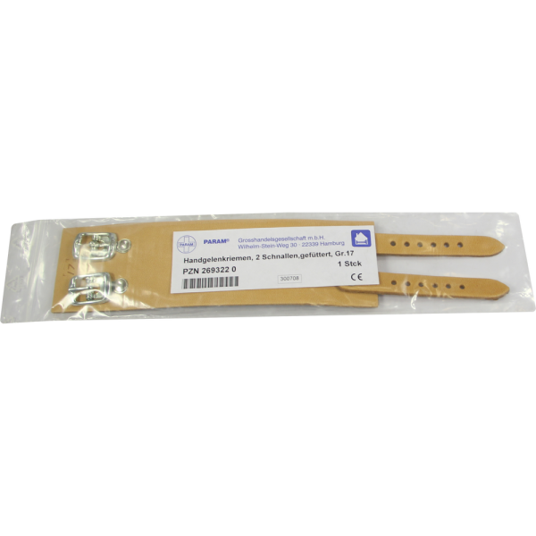 HANDGELENKRIEMEN 17 2 Schnallen gef.
