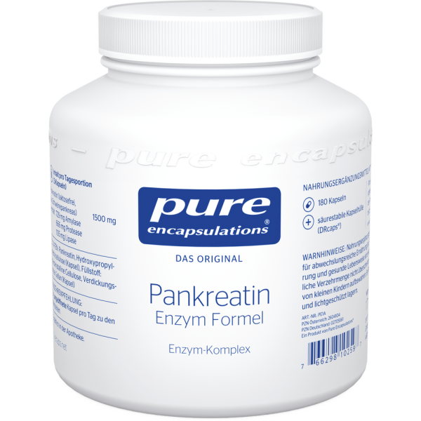 PURE ENCAPSULATIONS Pankreatin Enzym Formel Kaps.