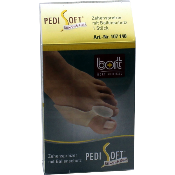 BORT PediSoft Zehenspreizer mit Ballenschutz tran.