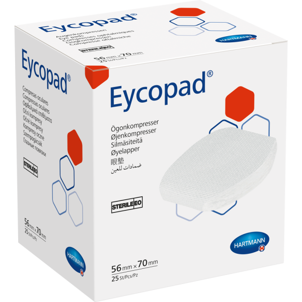 EYCOPAD Augenkompressen 56x70 mm steril