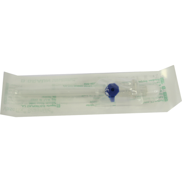 VASOFIX Braunüle 22 G 25 mm blau