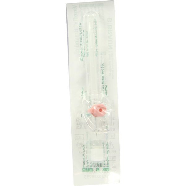 VASOFIX Braunüle 20 G 33 mm rosa