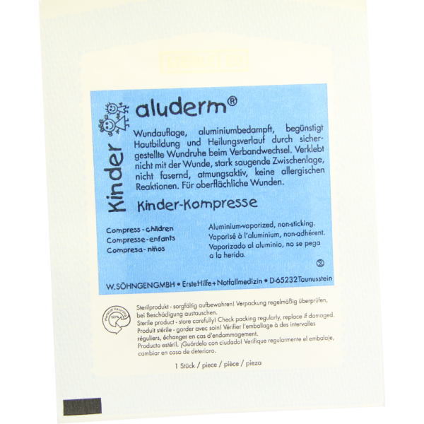 ALUDERM Kinder Kompressen 6x8 cm
