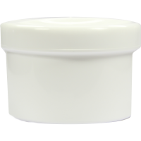 GEBISSDOSE mit Einsatz u.Deckel weiß