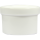 GEBISSDOSE mit Einsatz u.Deckel weiß
