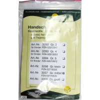 ZWIRNHANDSCHUHE Baumwolle mittel