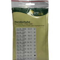 HANDSCHUHE Baumwolle Gr.14