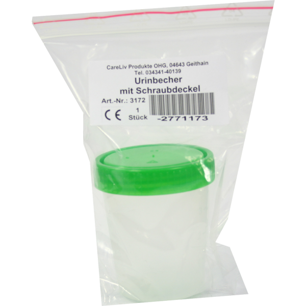 URINBECHER mit Schraubdeckel