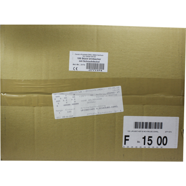 URINBECHER mit Schraubdeckel