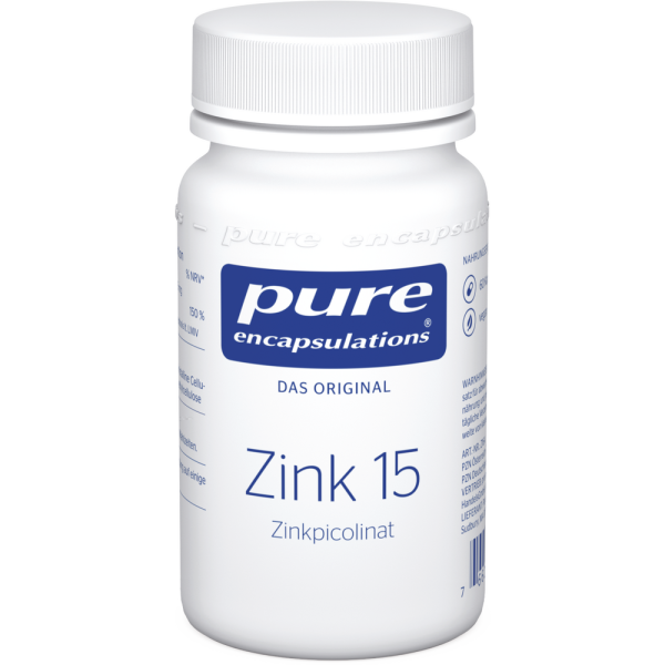 PURE ENCAPSULATIONS Zink 15 Zinkpicolinat Kapseln