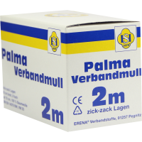 PALMA Verbandmull 80 cm 2 m zickzack Lagen
