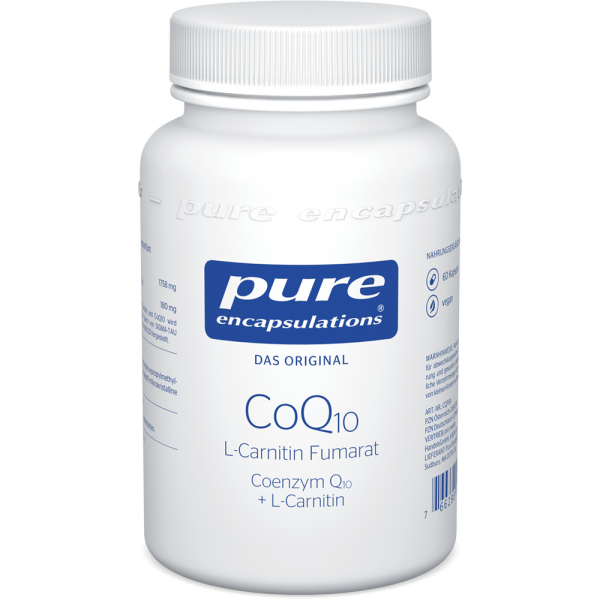 PURE ENCAPSULATIONS CoQ10 L Carnitin Fumar.Kps.