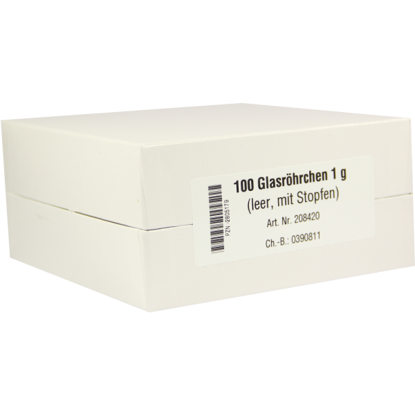 GLASRÖHRCHEN f.Taschenapotheke