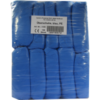 ÜBERSCHUHE Einmal Kunststoff blau