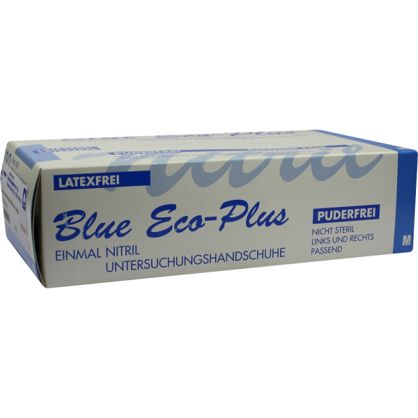 HANDSCHUHE Einmal Nitril M blau