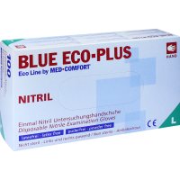 HANDSCHUHE Einmal Nitril L blau