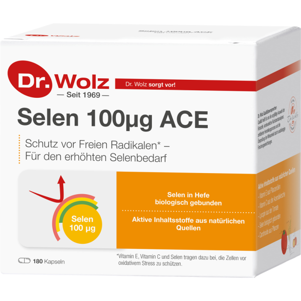 SELEN ACE 100 μg 180 Tage Kapseln