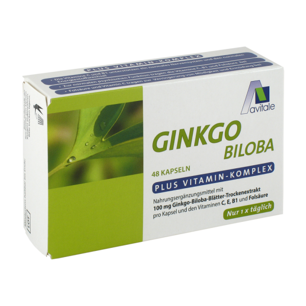 GINKGO 100 mg Kapseln+B1+C+E
