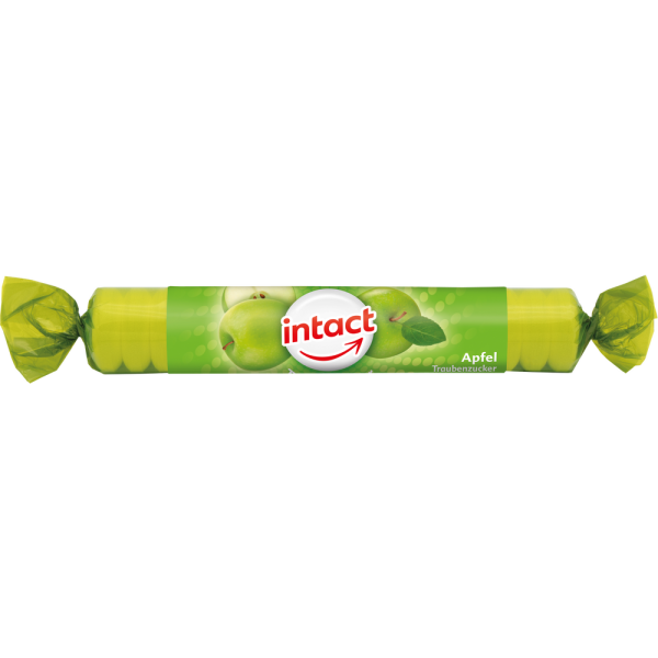 INTACT Traubenzucker Rolle Apfel