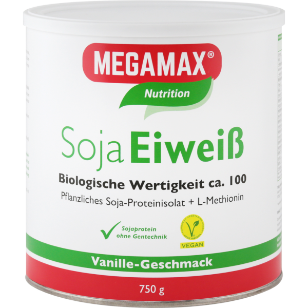MEGAMAX Soja Eiweiß Vanille Pulver