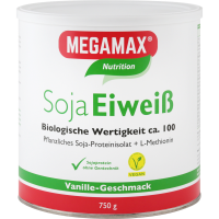 MEGAMAX Soja Eiweiß Vanille Pulver