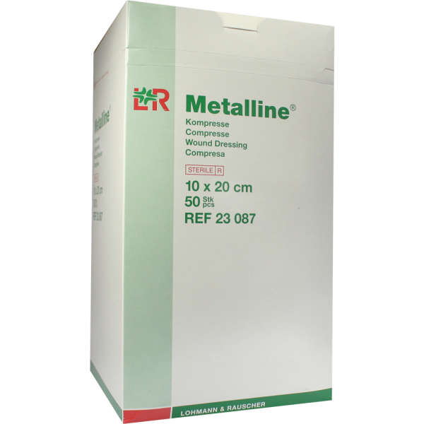 METALLINE Kompressen 10x20 cm steril