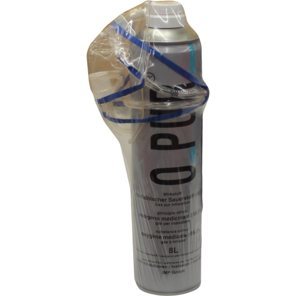 O PUR Sauerstoff Dose inkl.Maske u.Schlauch Spray