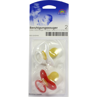 SAUGER Kirsche Latex Gr.2 6-18 Mon.weiß/rot