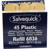 SALVEQUICK Pflasterstrips wasserfest Refill 6036