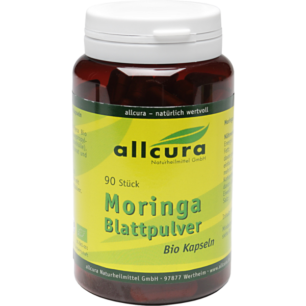MORINGA BLATTPULVER Bio Kapseln